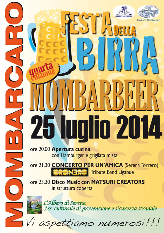 Mombarbeer 2014 Festa della Birra a Mombarcaro
