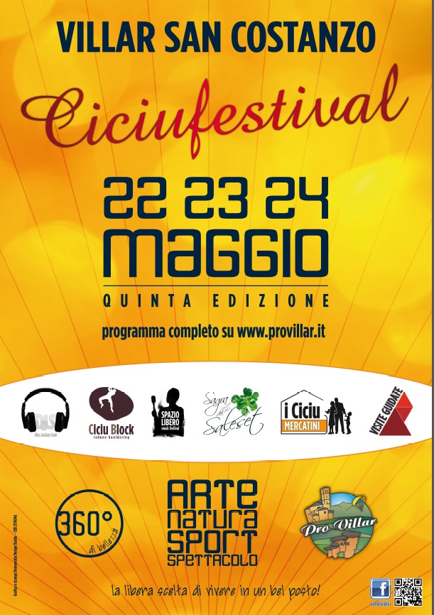 Ciciufestival 2015 a Villar San Costanzo
