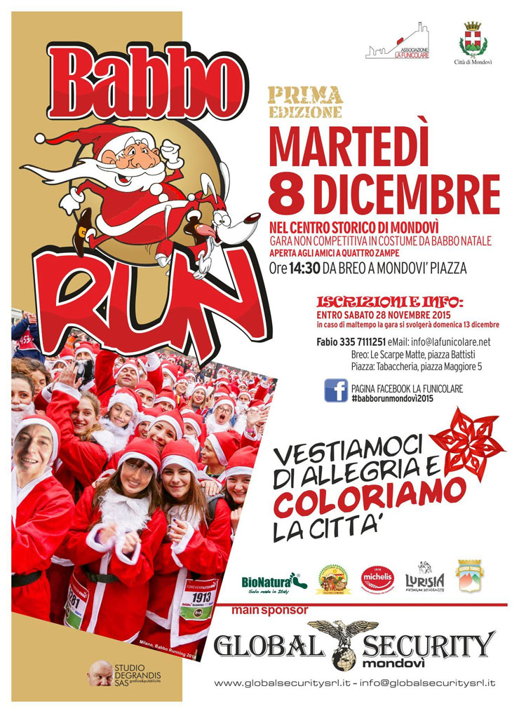 Babbo Run 2015 a Mondovì