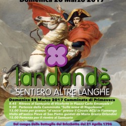 Sentiero Landandè 25 e 26  Marzo 2017