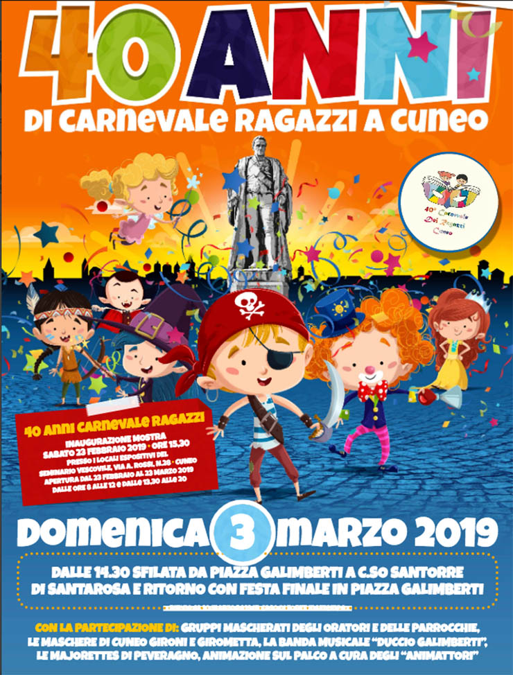 CUNEO: Carnevale dei Ragazzi 2019