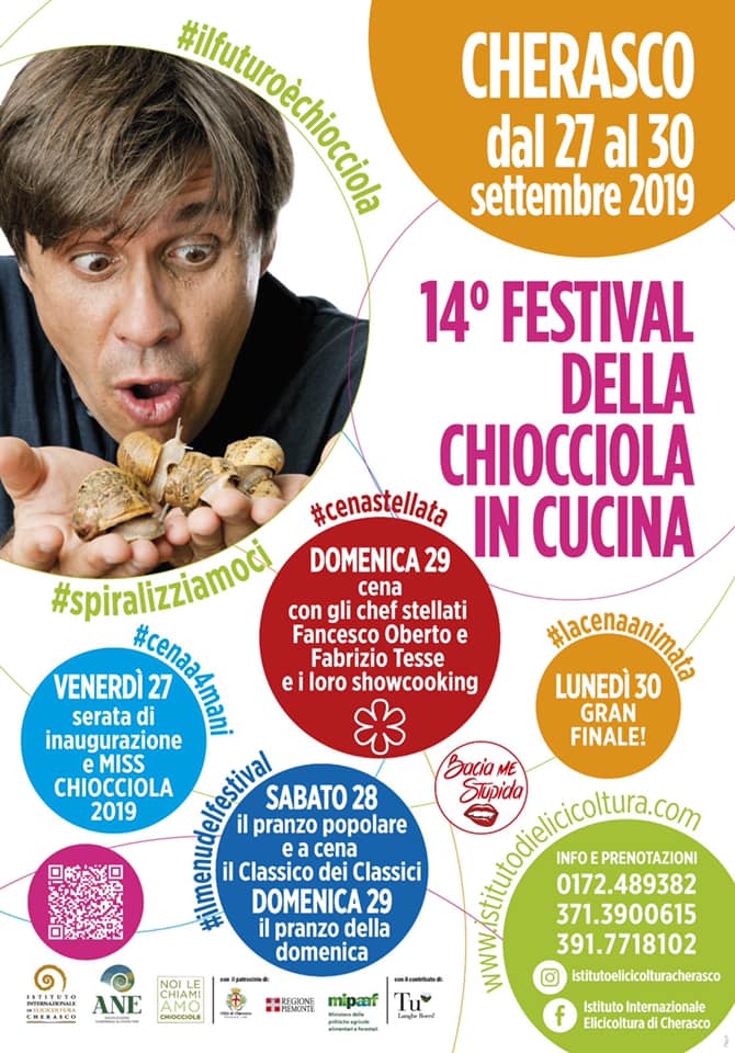 CHERASCO: Festival della chiocciola in cucina 2019