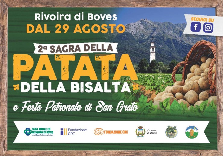 BOVES: Festa di San Grato e Sagra della Patata 2019 a Rivoira