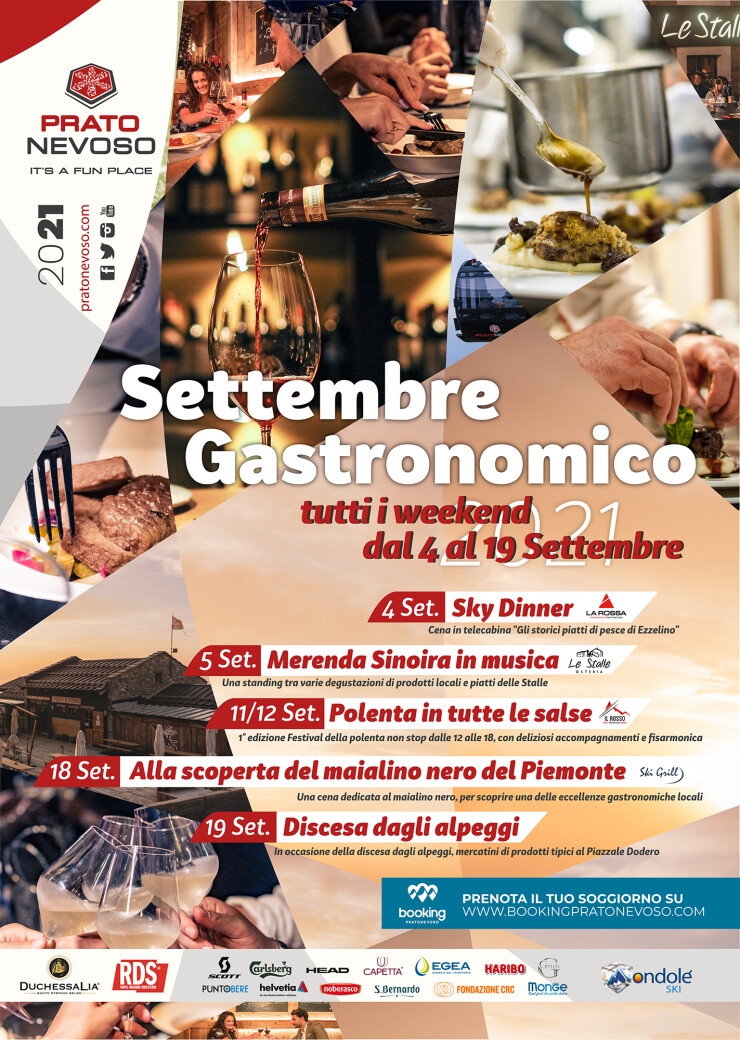 FRABOSA SOTTANA: Settembre gastronomico 2021 a Prato Nevoso
