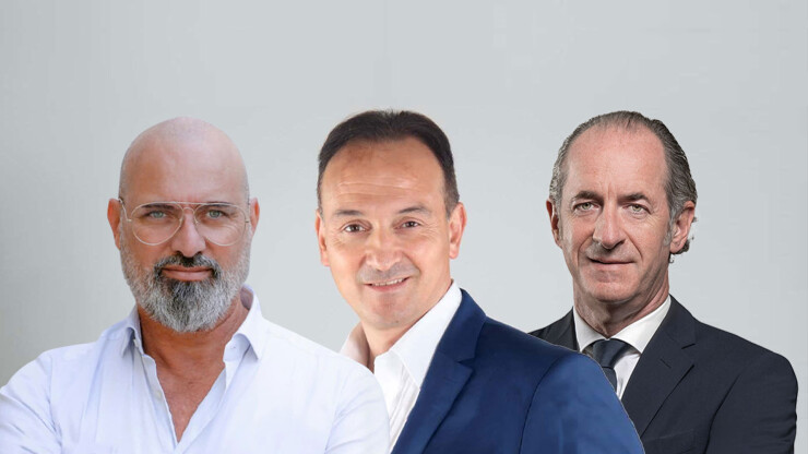 SERRALUNGA D'ALBA: Stefano Bonaccini, Alberto Cirio e Luca Zaia alla Fondazione E. di Mirafiore