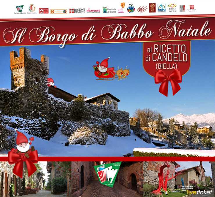 CANDELO (BI): Il Borgo di Babbo Natale 2021 al Ricetto