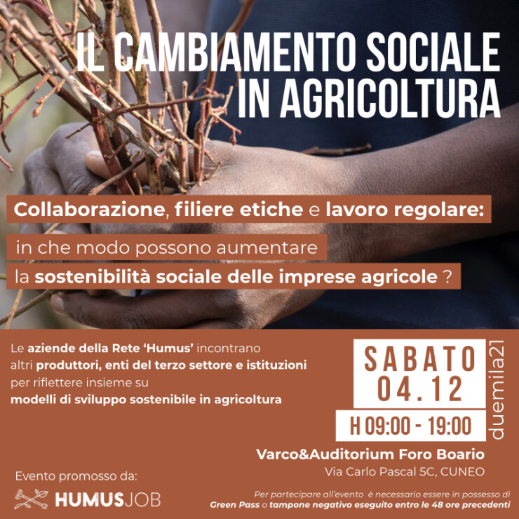 CUNEO: Il cambiamento sociale in agricoltura all'Auditorium Varco