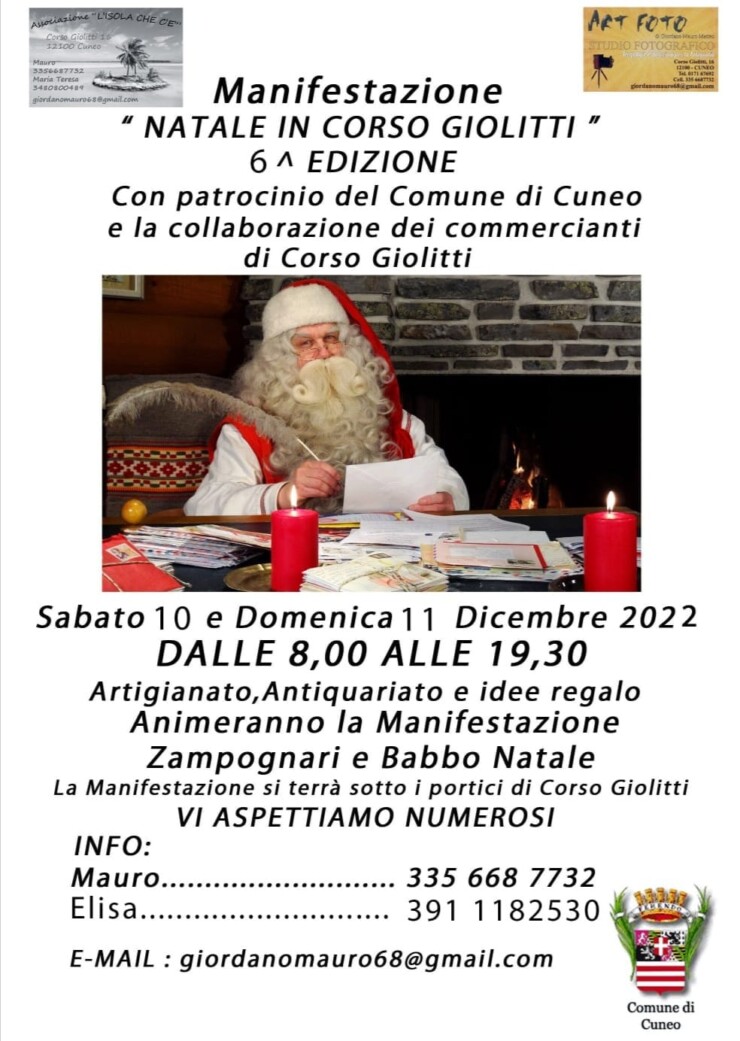 CUNEO: Natale 2022 in Corso Giolitti