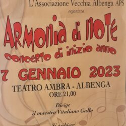 7 Gennaio 2023 Albenga Concerto