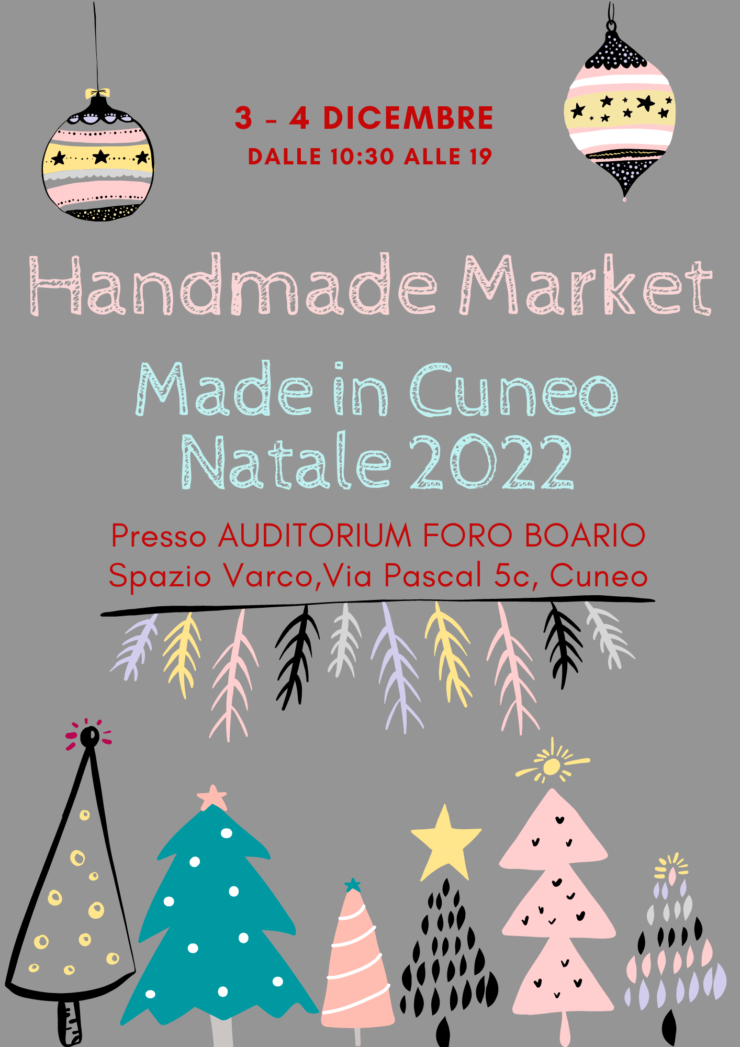 CUNEO: Mercatini di Natale 2022 "Made in Cuneo"