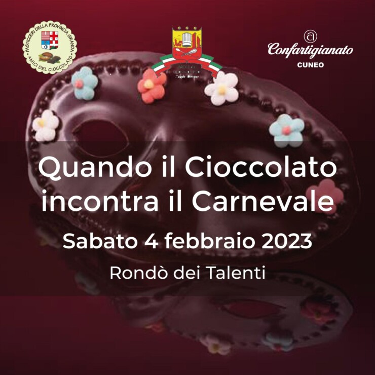 CUNEO: Quando il cioccolato incontra il Carnevale: laboratorio di pasticceria al Rondò dei Talenti