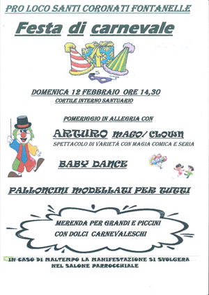 BOVES: Festa di Carnevale 2023 dei Santi Coronati a Fontanelle
