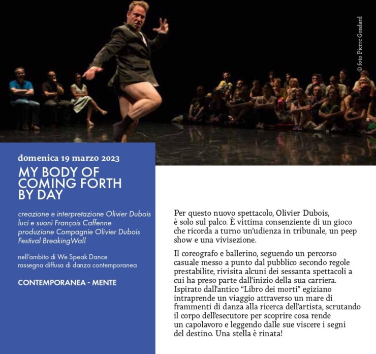 CUNEO: My Body of Coming al Teatro Toselli
