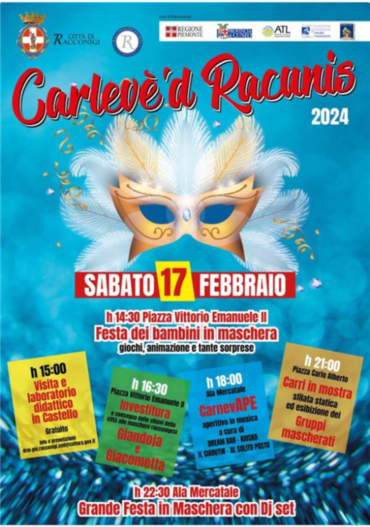 RACCONIGI: Carlevè 'd Racunis - Carnevale di Racconigi 2024