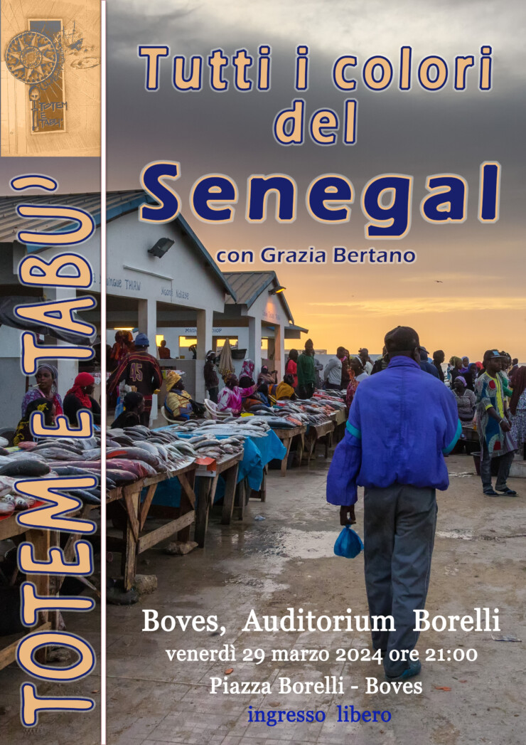 BOVES: Tutti i colori del Senegal con Grazia Bertano all'Auditorium Borelli